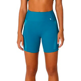 Shorts Feminino Alto Giro Bermuda Legging