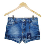 Shorts Feminino Jeans Basico Base Rosa Denim 0143