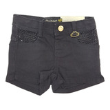 Shorts Feminino Jeans Bermuda Infantil Lilica