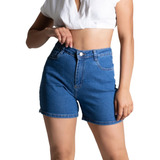 Shorts Feminino Sawary Jeans Com Lycra