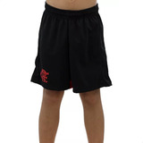 Shorts Infantil Bermuda Do Flamengo Preto