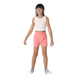 Shorts Infantil Menina Clochard Em Sarja