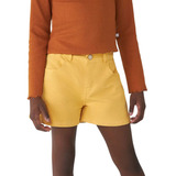 Shorts Infantil Menina Em Sarja -