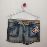Shorts Jeans Com Etiqueta (brechó) (ref: 7229) Tam: 38