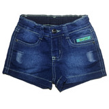 Shorts Jeans Feminino Infantil Tam. 04 06 08 - Ref. 1369