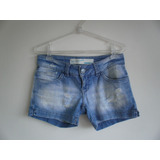 Shorts Jeans Feminino My Collection Denuncia - Tam 40