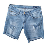 Shorts Jeans Fórum 40 Feminino Elastano