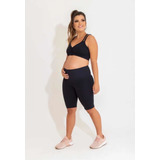 Shorts P/ Gestante Bermuda Legging Roupa Gravida Do P Ao G3
