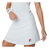 Shorts Saia Feminino Fila Tennis Branco - F12tn