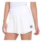 Shorts Saia Feminino Fila Tennis Game Branco - F12tn