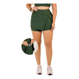 Shorts Saia Fitness Evangelica Com Bolso