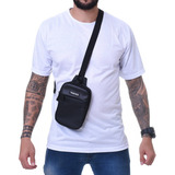 Shoulder Bag Bolsa Masculina Transversal Pochet Lateral Fb