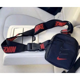 Shoulder Bag Nike Original Preta Bolsa Transversal De Lado