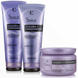 Siàge Acelera Crescimento Shampoo + Condicionador + Máscara