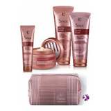 Siàge Nutri Rosé Shampoo + Cond.+ Máscara + Leave-in. Brinde