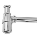 Sifão Pia Cozinha Americana Metal Com Copo 1.1/2 X 2'' Pol.