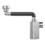 Sifão Sanfonado Blukit Parede Copo 44cm Cromado Universal