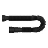 Sifão Sanfonado Tubo Extensivo Universal Preto Fosco Black