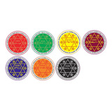 Sigilos 7 Arcanjos Selos 9 Cm Camael Hanael Haniel Michael
