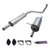 Silencioso Intermediario Traseiro Duster 1.6 16v 2012 A 2018