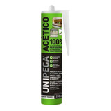 Silicone Acético Branco 280ml Unipega -