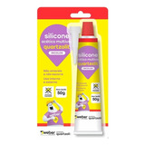 Silicone Acético Multiuso Quartzolit - Bisnaga 50g