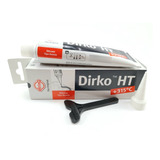 Silicone Cola Dirko Ht - Cor Preta - Alta Temperatura +315°c