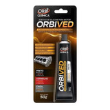 Silicone Cola Junta Alta Temperatura Orbived 50g Preto Orbi