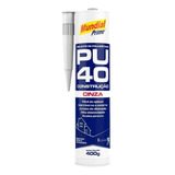 Silicone P.u 40 Construção 400g Cinza - 1 Unidade 