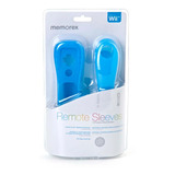 Silicone Proteção Azul Wii Remote E Nunchuk Marca Memorex
