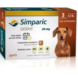 Simparic 20 Mg 5 A 10 Kg Combo 3 Comprimidos