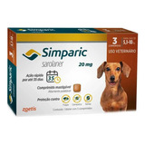 Simparic 20mg 5 A 10kg (c/3 Comprimidos)