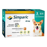 Simparic 40mg De 10-20kg 3 Comprimidos