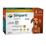 Simparic 5 A 10 Com 3 Comprimidos (20 Mg)