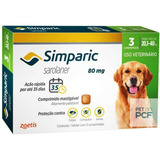 Simparic Com 3 Comprimidos De 20 A 4 Kg (80 Mg)