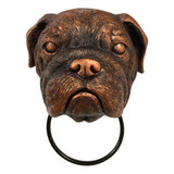 Simulação Animal Dog Head Knocker Resina