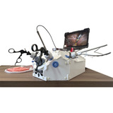 Simulador Caixa  Video Laparoscopia + Kit 4 Pincas + Camera