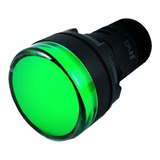 Sinaleiro Led 22mm 220v Verde Vad1622dr - Jng