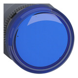 Sinaleiro Led Monobloco Plastico Azul 220v