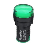 Sinalizador / Indicador Luminoso Led 220v 22mm Verde
