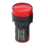 Sinalizador / Indicador Luminoso Led 220v 22mm Vermelho