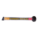 Sinalizador De Garagem Led Slim Sonoro Entrada E Saida
