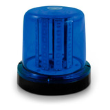 Sinalizador Giroflex Azul Led 10w 12v 7 Efeitos De Luz