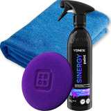 Sinergy Paint Vitrificador Pano Microfibra Aplicador Vonixx