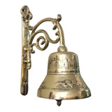 Sino De Parede Bronze Decoração Presente Decoração