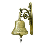 Sino De Parede Em Bronze Decoração Presente Som Maravilhoso