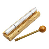 Sino Pin Em Bambu Meditação Alta Sonoridade Yoga Paz 14,5cm