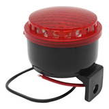 Sirene Piezo 6 Tons 12v Led Vermelho Vans Carros Marcha Ré