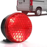 Sirene Piezo 6 Tons Com Led Vermelho 12v Universal Marcha Ré