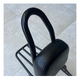 Sissy Bar Harley-davidson Fat Boy Com Bagageiro - Preto